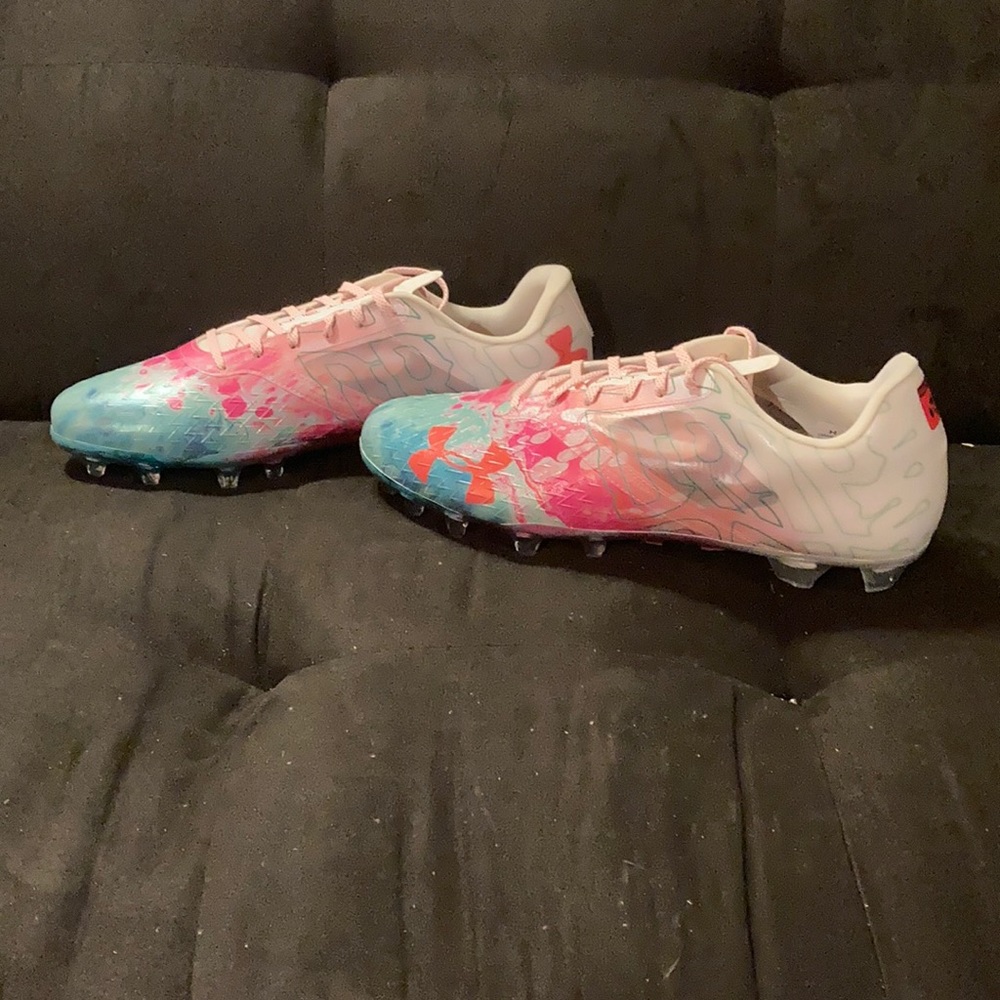 Under Armour Men's Blur Lux LE Drip MC Football Cleats 3023379-100 Size 15 New